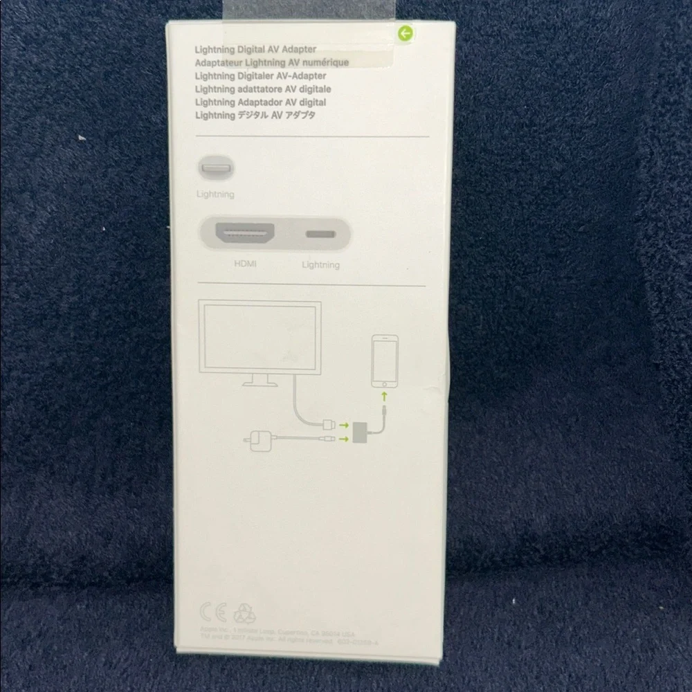 Apple Lighting to Digital AV Adapter, New in Box